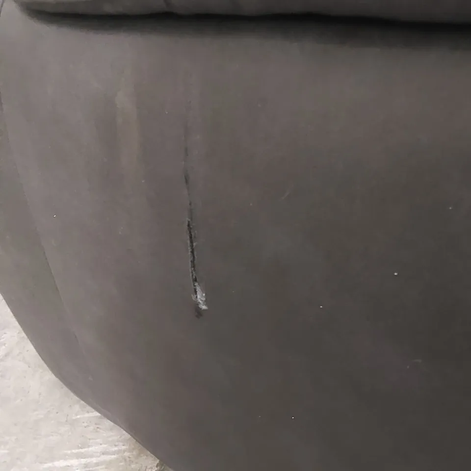 DESIGNER DANIELLE 3 SEATER FABRIC UPHOLSTERED SOFA