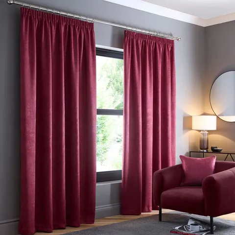 GALAXY POLYESTER ROOM DARKENING CURTAIN PAIR (SET OF 2)