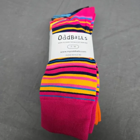 ODDBALLS SET OF 7 SOCKS - SIZE 7-10