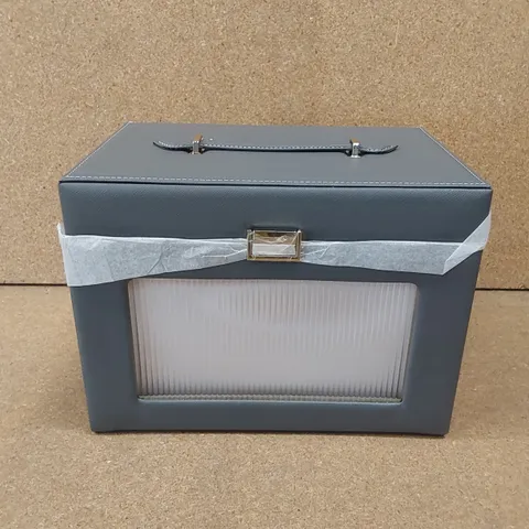 MEERVEIL LARGE JEWELLERY BOX - GREY