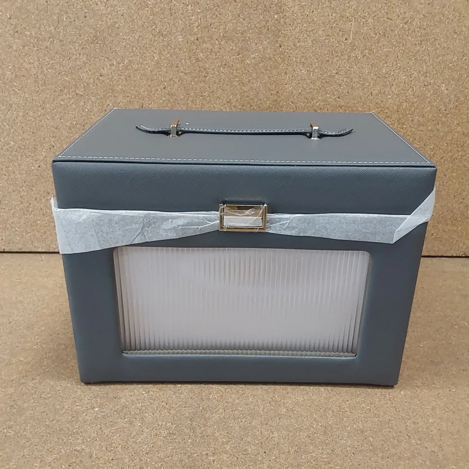 MEERVEIL LARGE JEWELLERY BOX - GREY
