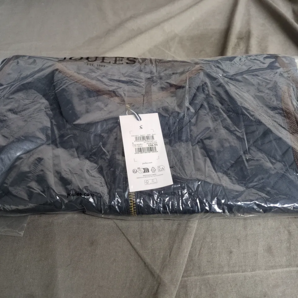 JOULES MAYNARD NAVY GILET – XL, 46-48IN CHEST