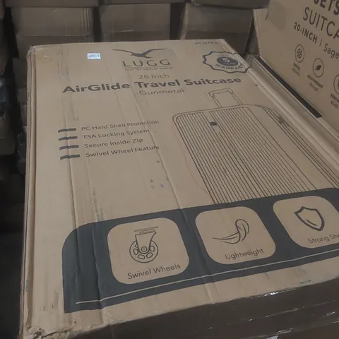 BOXED LUGG TRAVEL SUITCASE