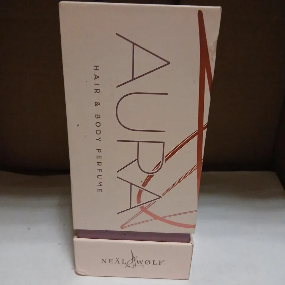BOXED AURA HAIR AND BODY PERFUME NEAL AND WOLF 50ML