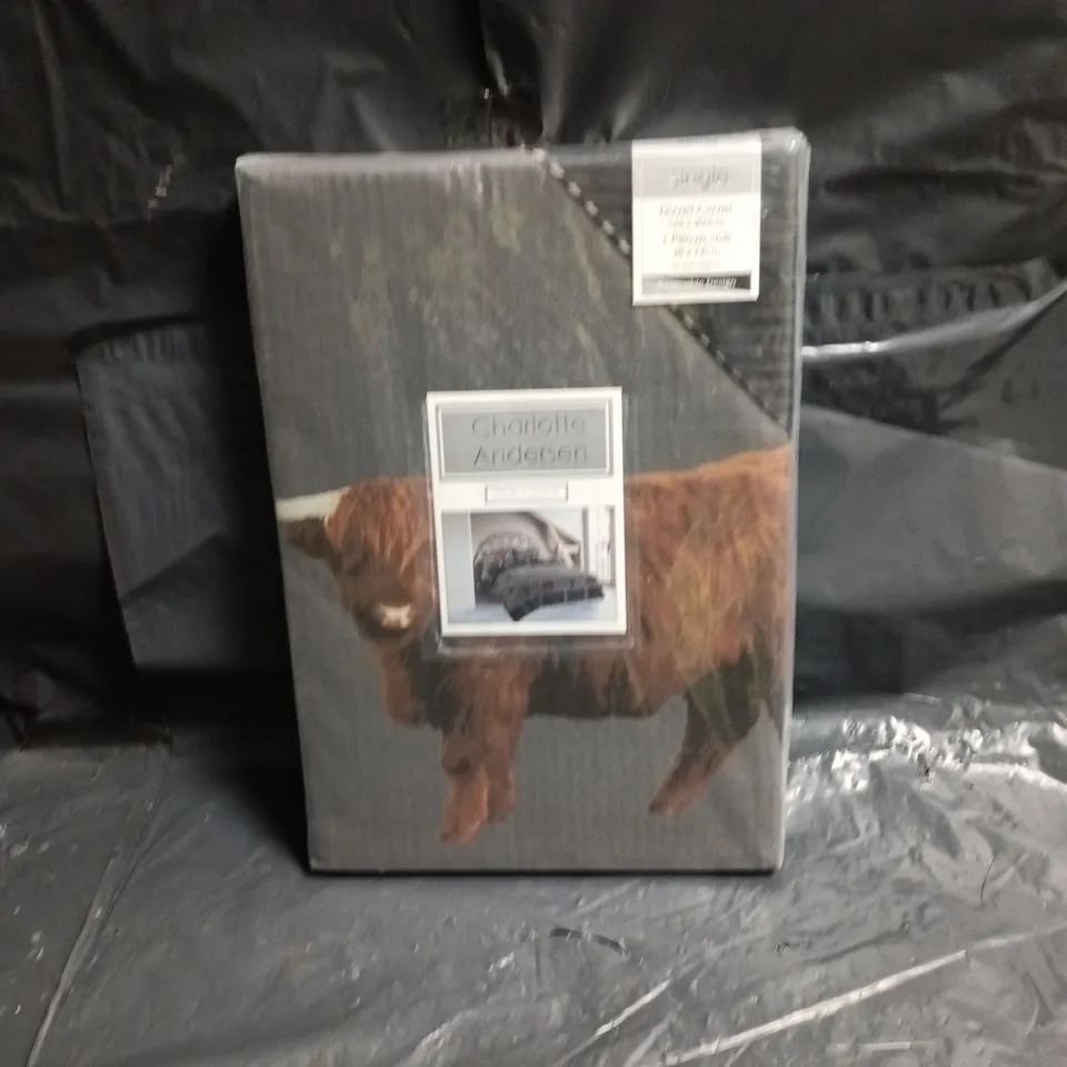 CHARLOTTE ANDERSEN SINGLE DUVET COVER – 135 X 200 CM, INCLUDES 1 PILLOWCASE, REVERSIBLE DESIGN