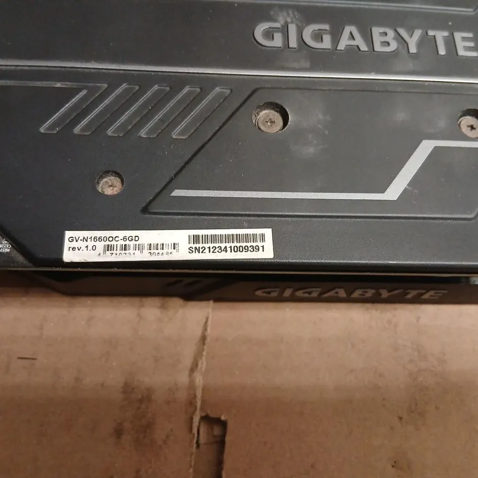 GIGABYTE GEFORCE GTX 1660 OC 6GB GRAPHICS CARD GV-N1660OC-6GD