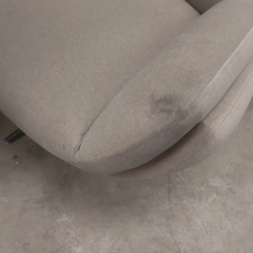 DANETTI PIPER SWIVEL PLUSH VELVET OCCASIONAL CHAIR 