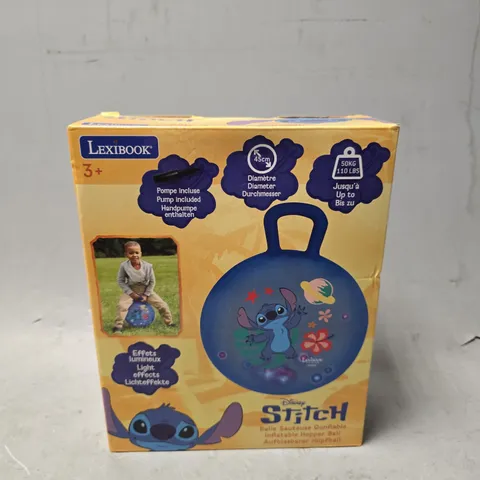 BOXED DISNEY STITCH INFLATABLE HOPPER BALL