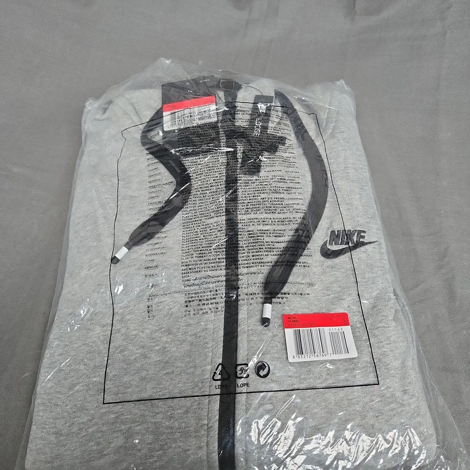 BAGGED NIKE LOGO ZIP HOODY SIZE L