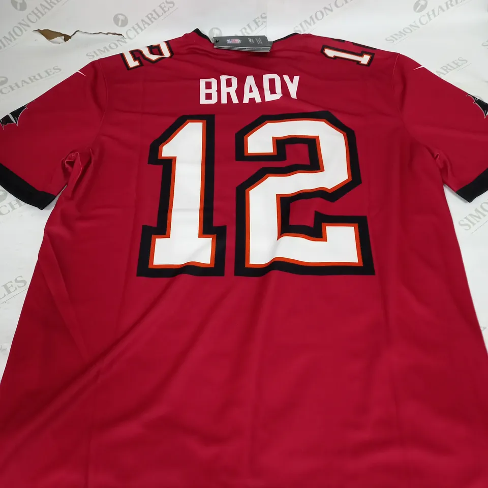 NIKE NFL BUCCANEERS JERSEY - '12 BRADY' - LARGE