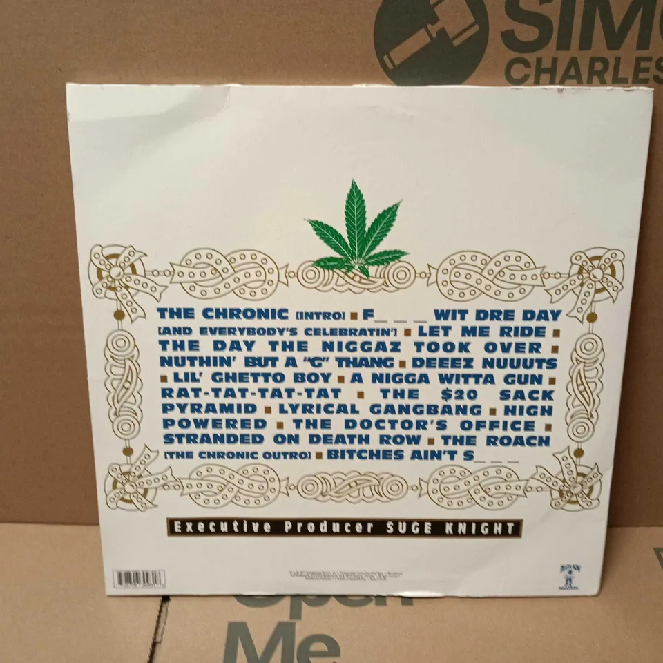 DR DRE THE CHRONIC (VINYL LP)