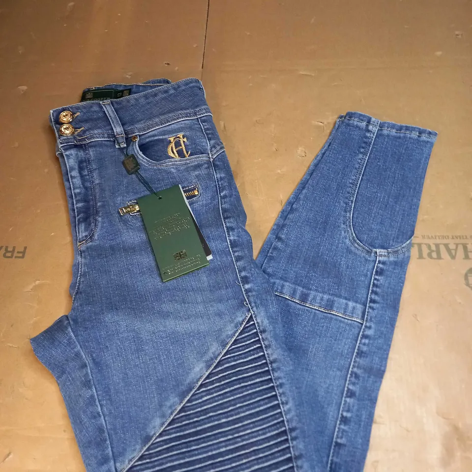 HOLLAND COOPER BIKER JEANS SIZE 12