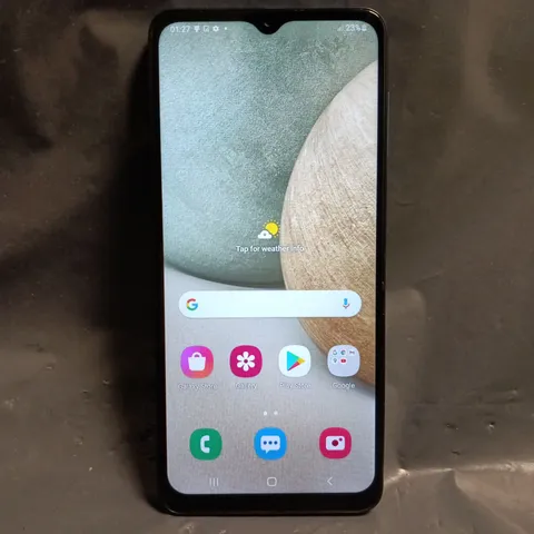SAMSUNG GALAXY A12 MOBILE PHONE IN BLUE