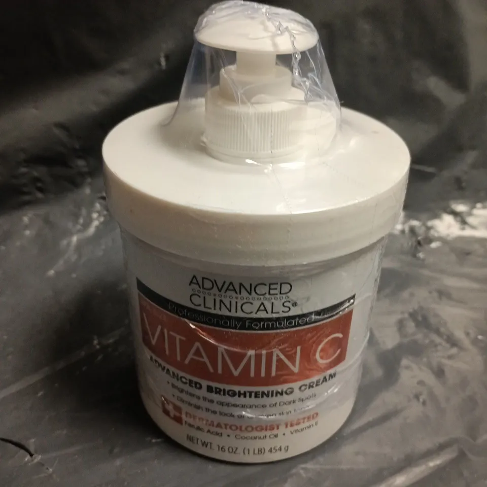 ADVANCED CLINICALS BRIGHTENING CREAM - 454G 