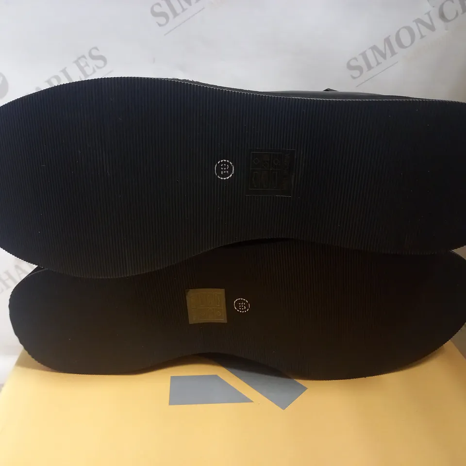 KOI VEGAN MORENO BLACK PLATFORM MARY JANES - SIZE 10 