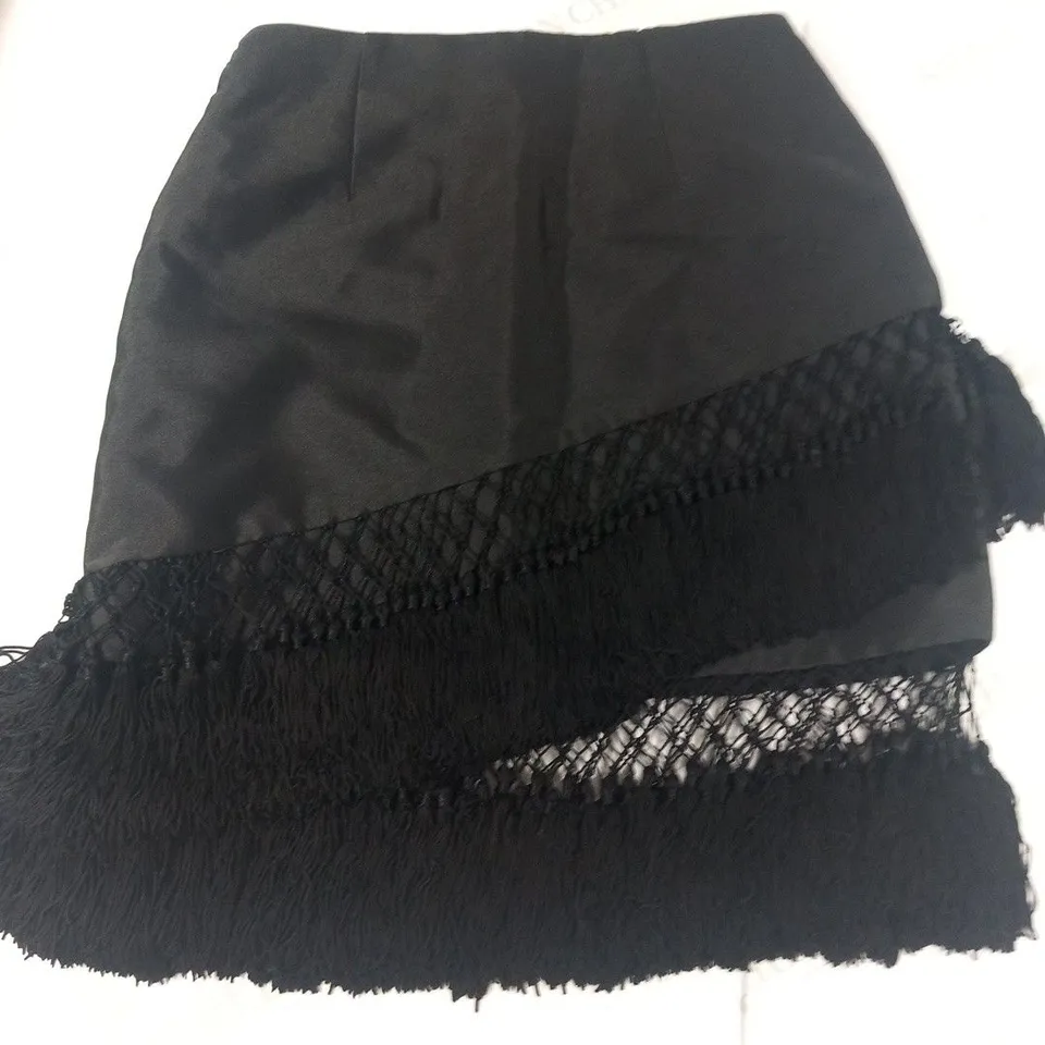 C/MEO COLLECTIVE FIRESTONE BLACK SKIRT SIZE SMALL