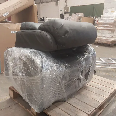 FAUX LEATHER ARMCHAIR