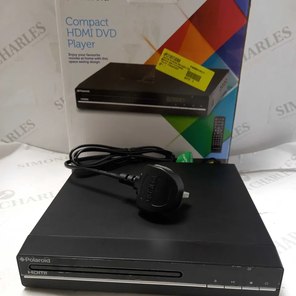 POLAROID COMPACT HDMI DVD PLAYER 
