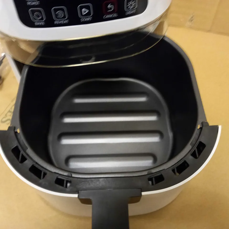 COOK'S ESSENTIALS 4.0L AIR FRYER WITH DIGITAL TOUCHSCREEN & VIEWING SCREEN - COOL GREY