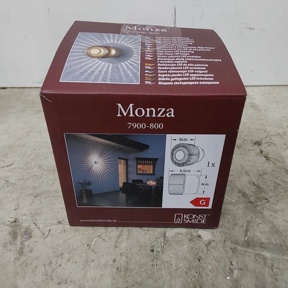 BOXED MONZA ANODISED BRONZE SINGLE LIGHT 
