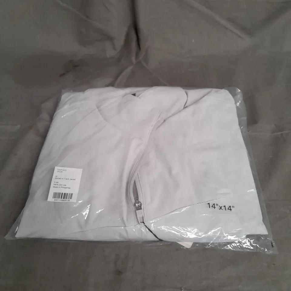 BAGGED LULULEMON ZEROED IN TRACK JACKET IN VAPOR SIZE M