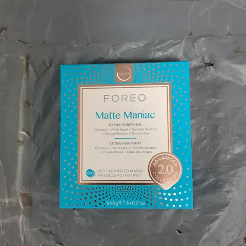 FOREO MATTE MANIAC EXTRA PURIFYING 6X MASK