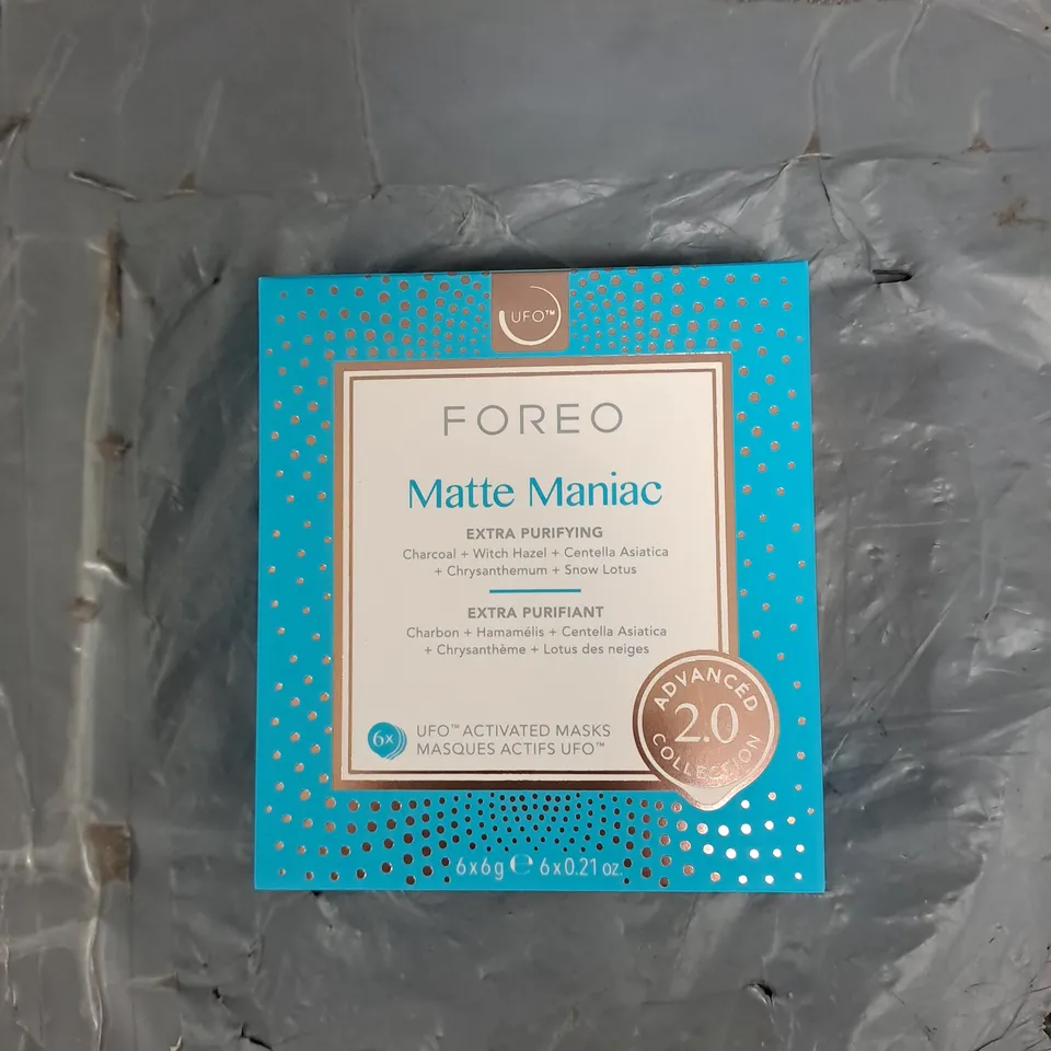 FOREO MATTE MANIAC EXTRA PURIFYING 6X MASK 