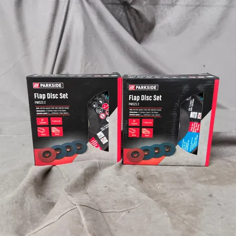 2 X PARK SIDE FLAP DISC SET PWSZS 2