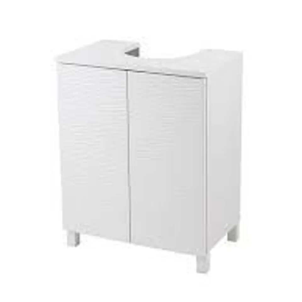 BOXED LLOYD PASCAL UNDERBASIN CABINET WHITE