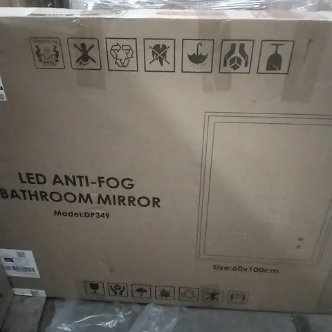 BOXED LED ANTI FOG BATHROOM MIRROR