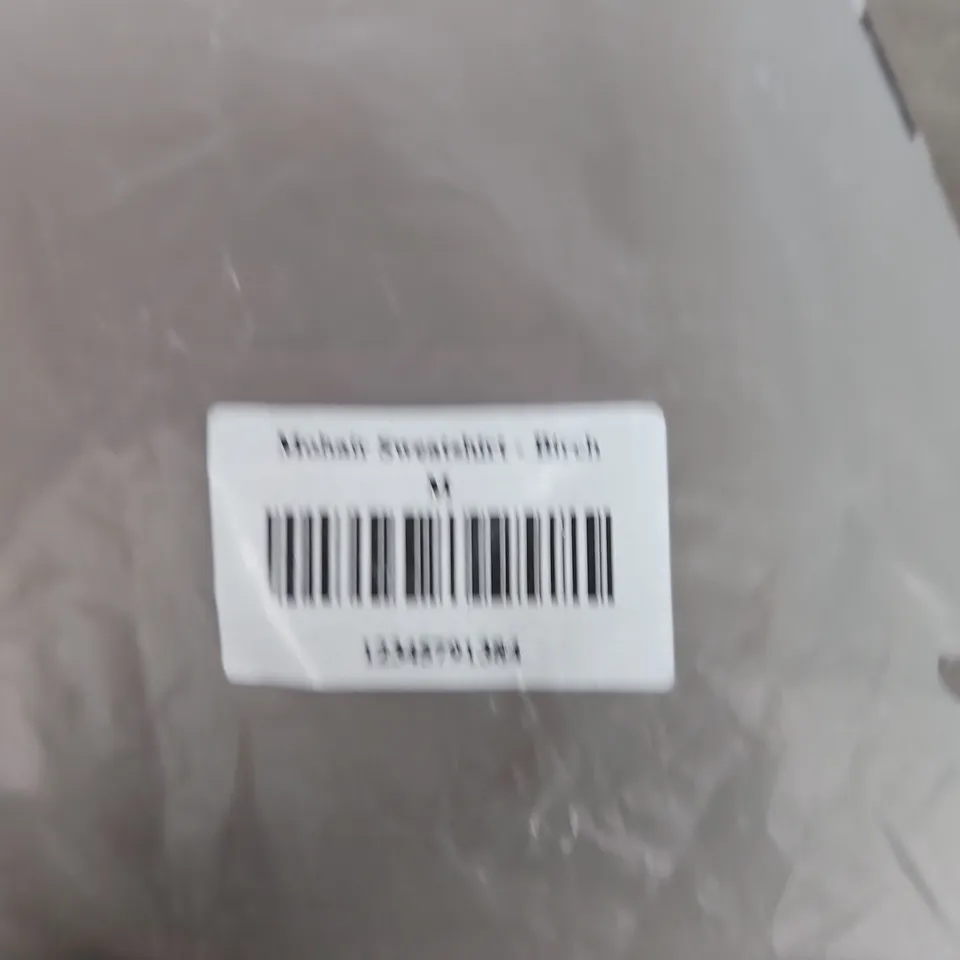 BAGGED DESTRUCTIVE MOHAIR SWEATSHIRT - SIZE M