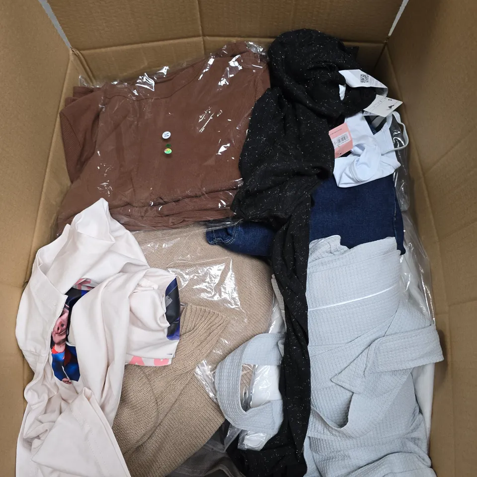 APPROXIMATELY 25 ASSORTED CLOTHING AND FASHION PRODUCTS IN VARIOUS STYLES AND SIZES - COLLECTION ONLY