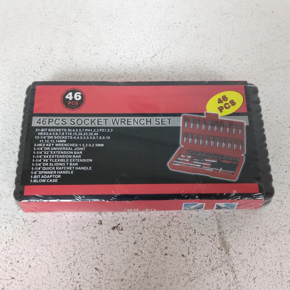 SEALED 46-PIECE SOCKET WRENCH SET