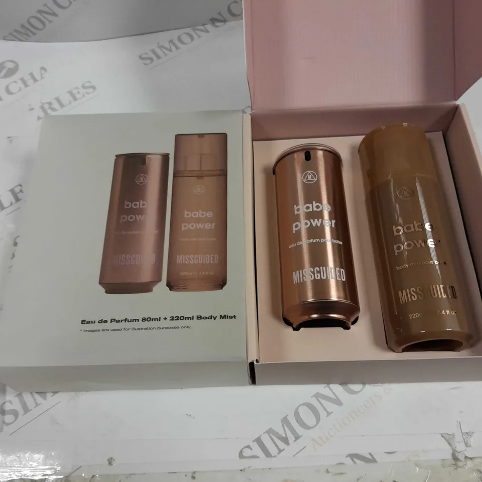 BOXED MISSGUIDED EAU DE PARFUM 80ML + 220ML BODY MIST 