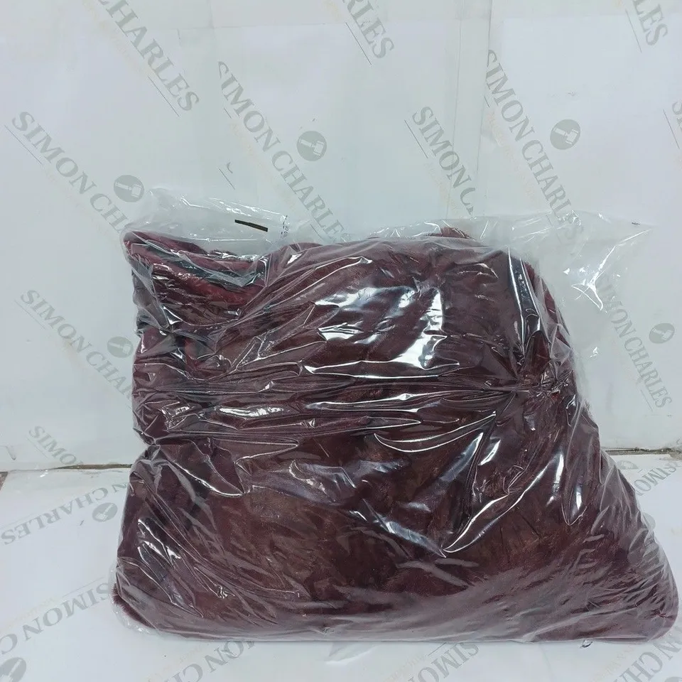 COZEE HOME VELVETSOFT HEATED THROW IN SHIRAZ WINE