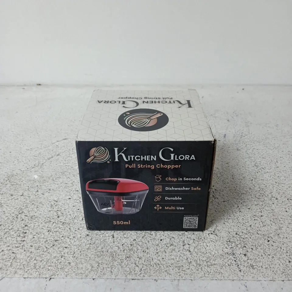 KITCHEN GLORIA PULL-STRING HAND CHOPPER 550ML