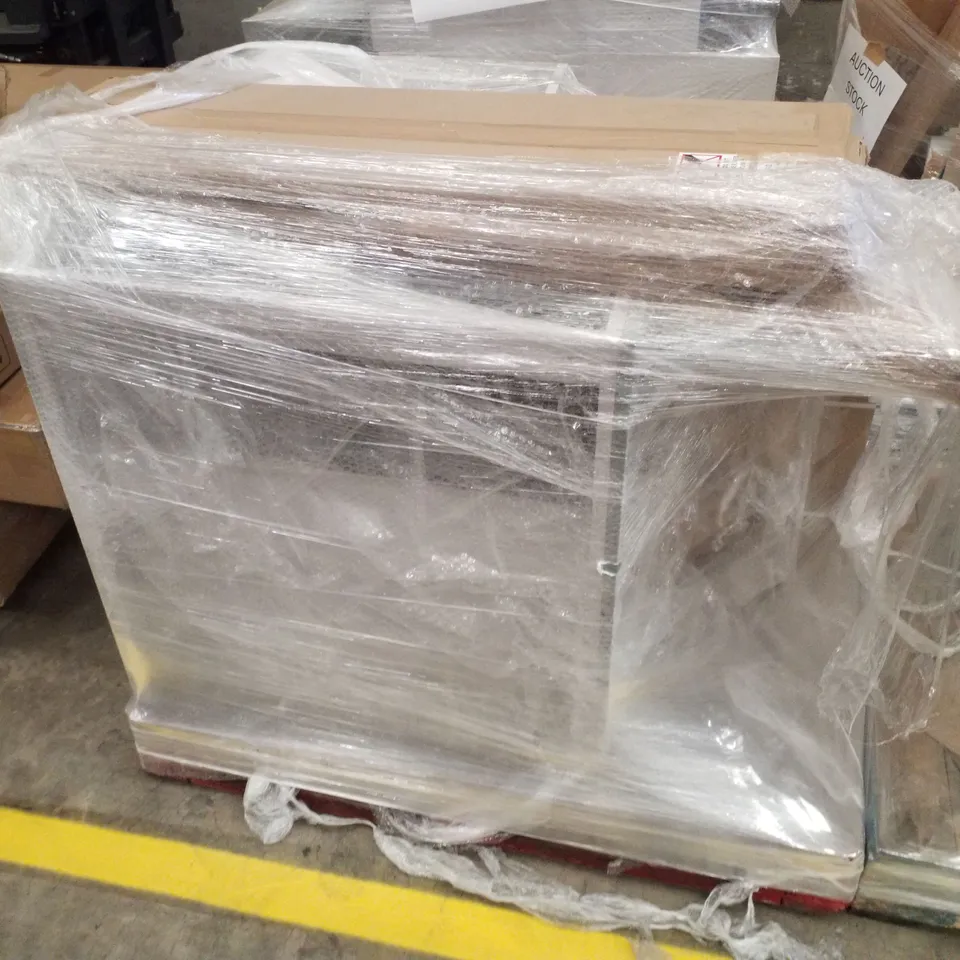 PALLET CONTAINING ASSORTED BATHROOM FURNITURE PARTS
