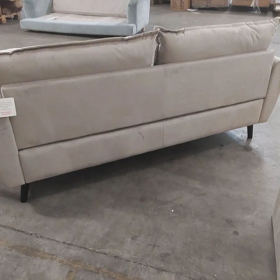 QUALITY DESIGNER 3-SEATER VELVET SOFA 
