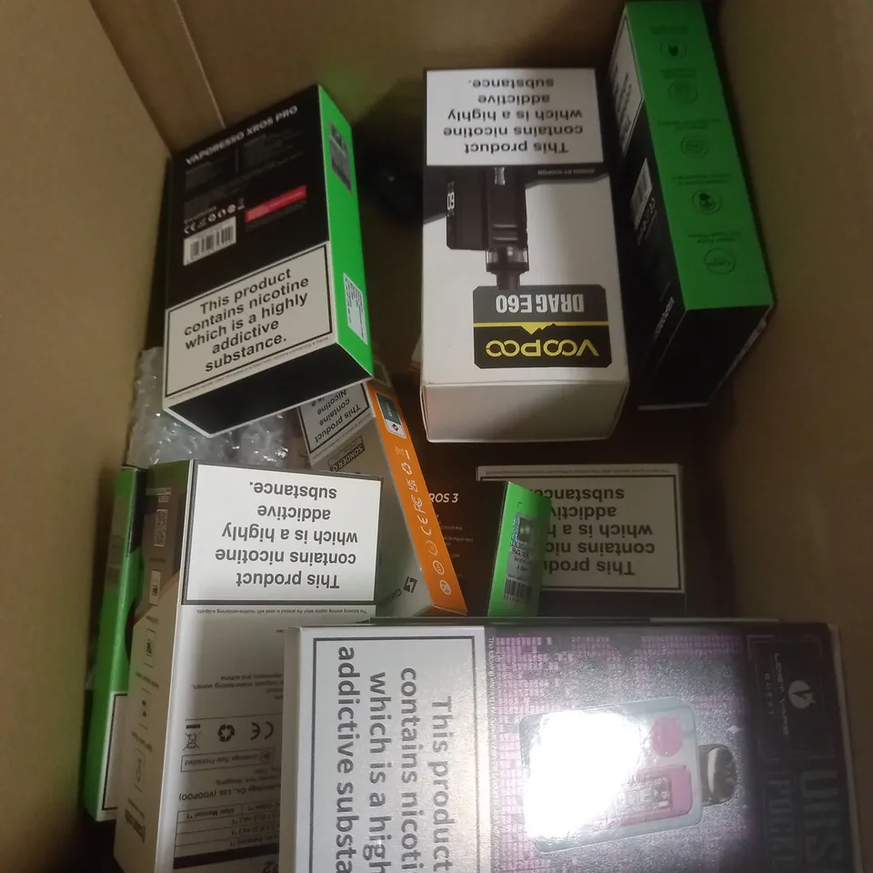 APPROXIMATELY 20 VAPES & E-CIGARETTES TO INCLUDE - VAPORESSO GTX ONE - INNOKIN ENDURA APEX - VAPORESSO ARMOUR MAX - ETC