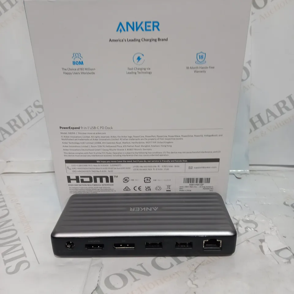 ANKER 353 USB-C DOCKING STATION (9-IN-1)
