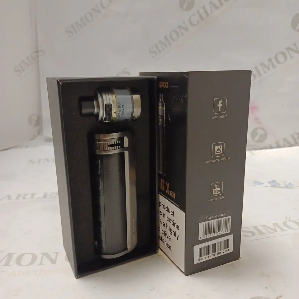 BOXED VOOPOO DRAG X PRO - CLASSIC BLACK. 