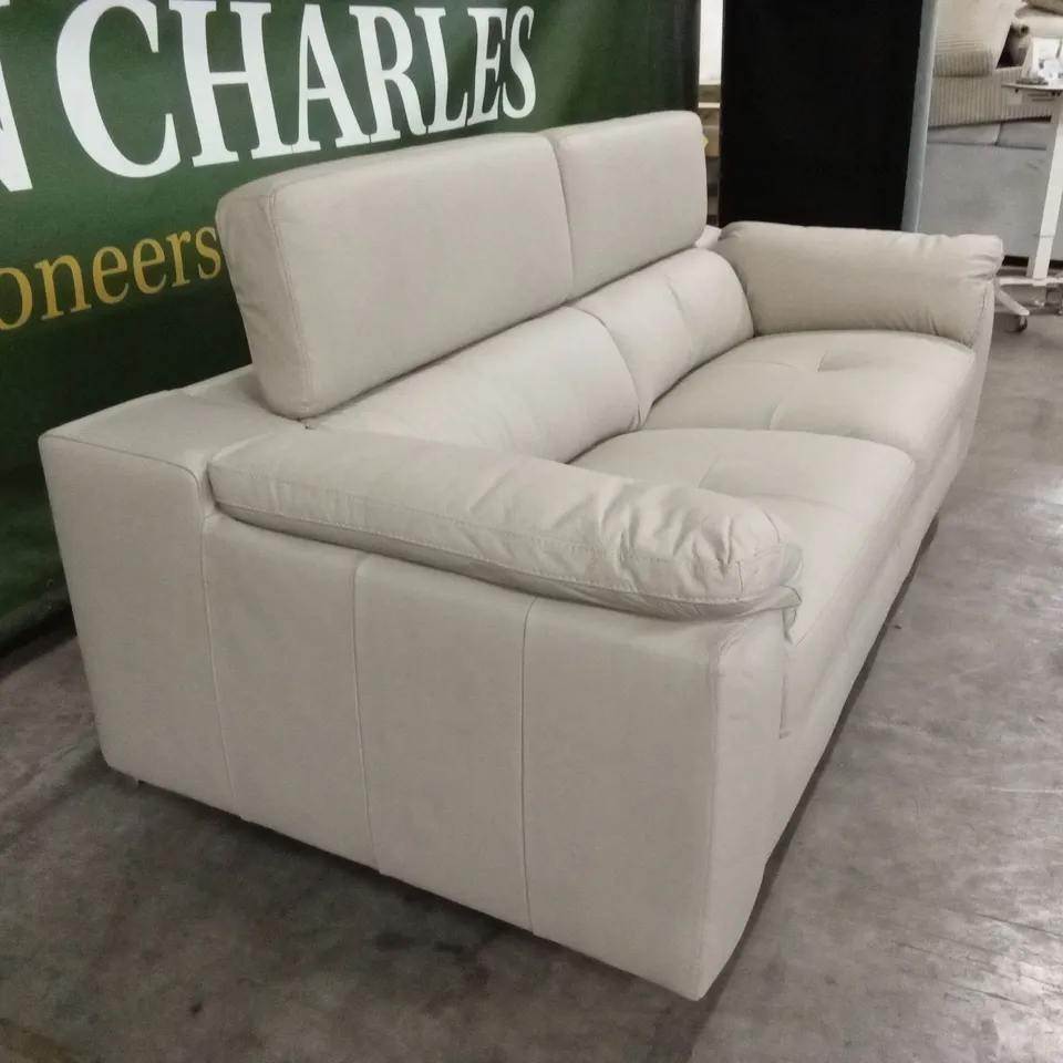 BRADY 100% PREMIUM LEATHER 3 SEATER SOFA RRP £1149