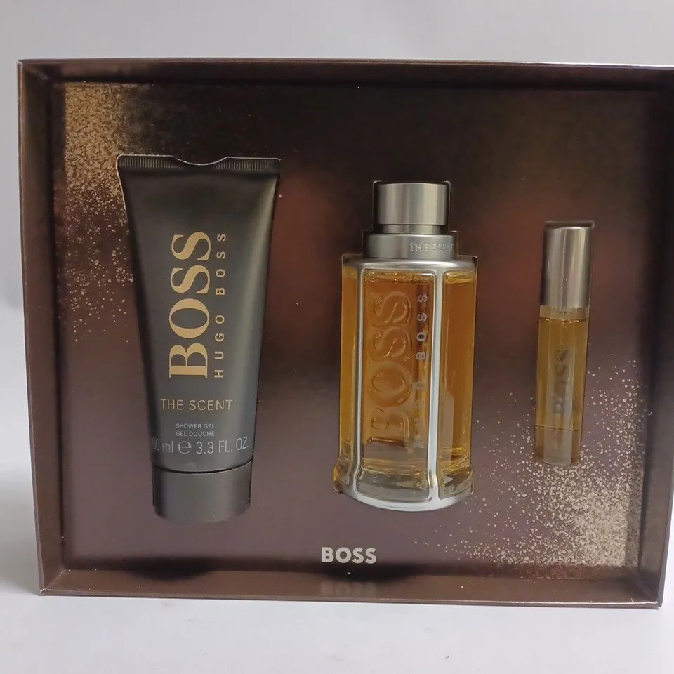 BOXED HUGO BOSS THE SCENT SET