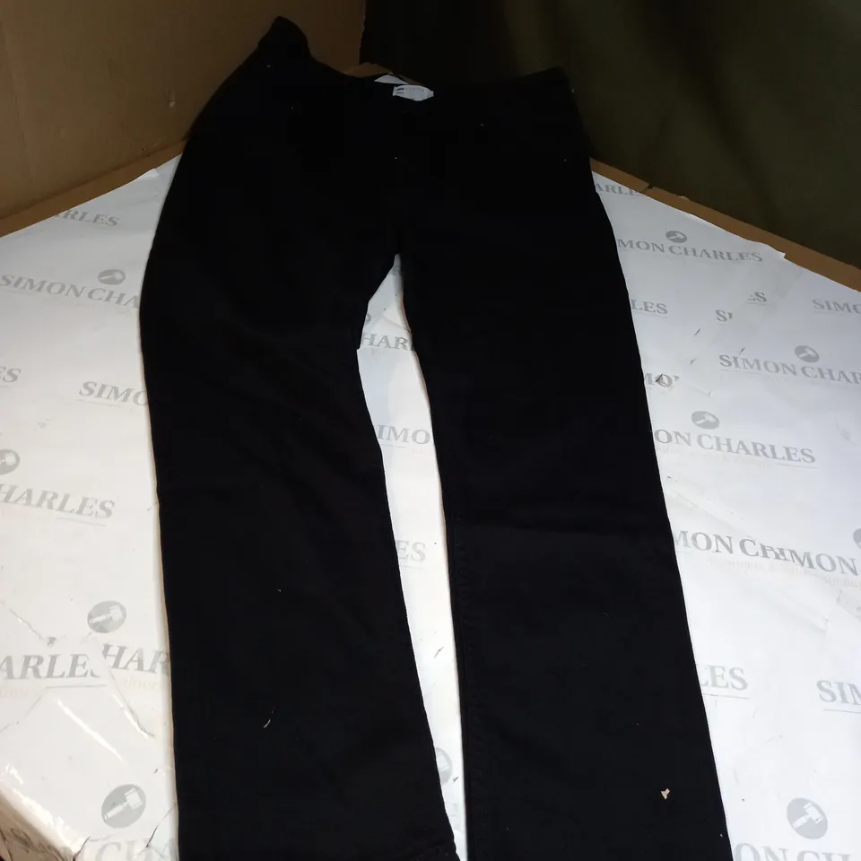 ASOS DESIGN BLACK DENIM JEANS SIZE S 