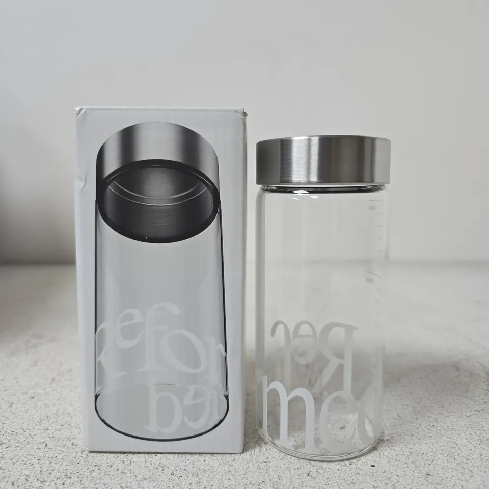 BOXED REFORMED GLASS BOTTLE