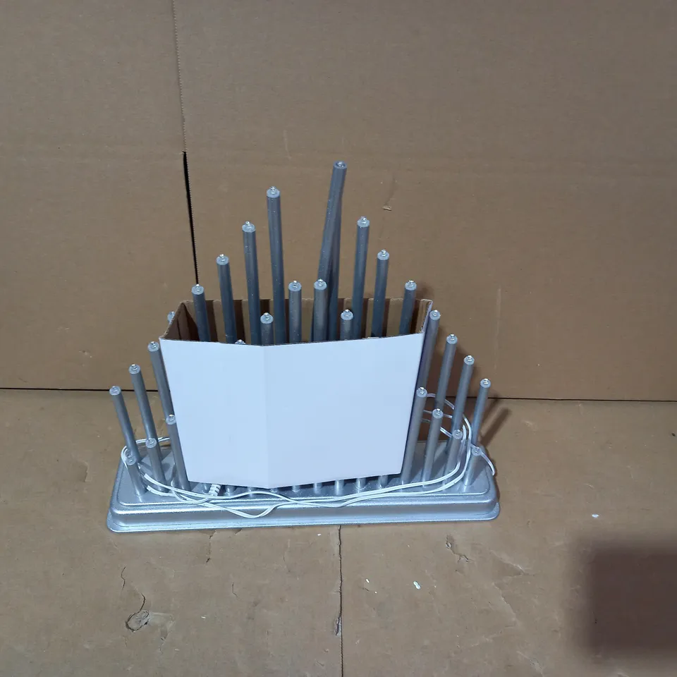 HOME REFLECTIONS PRE-LIT SILVER CANDLE BRIDGE