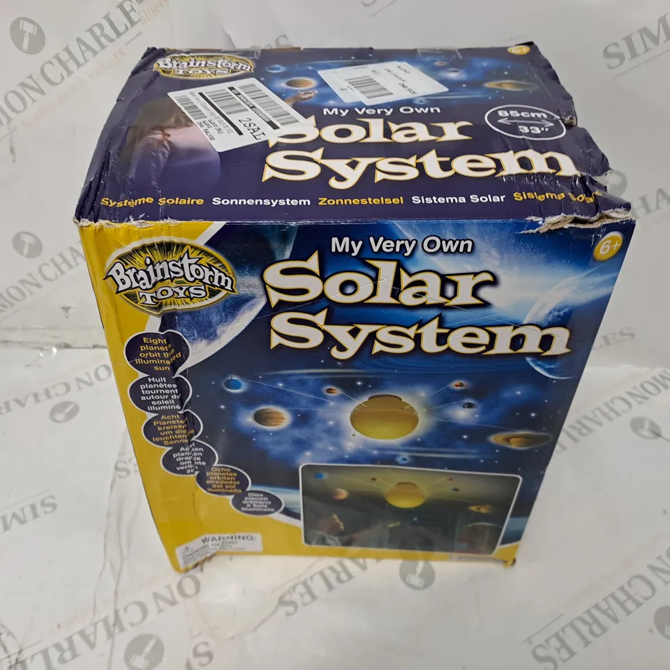 BOXED BRAINSTORM TOYS REMOTE CONTROL ILLUMINATED SOLAR SYSTEM RRP £35.99