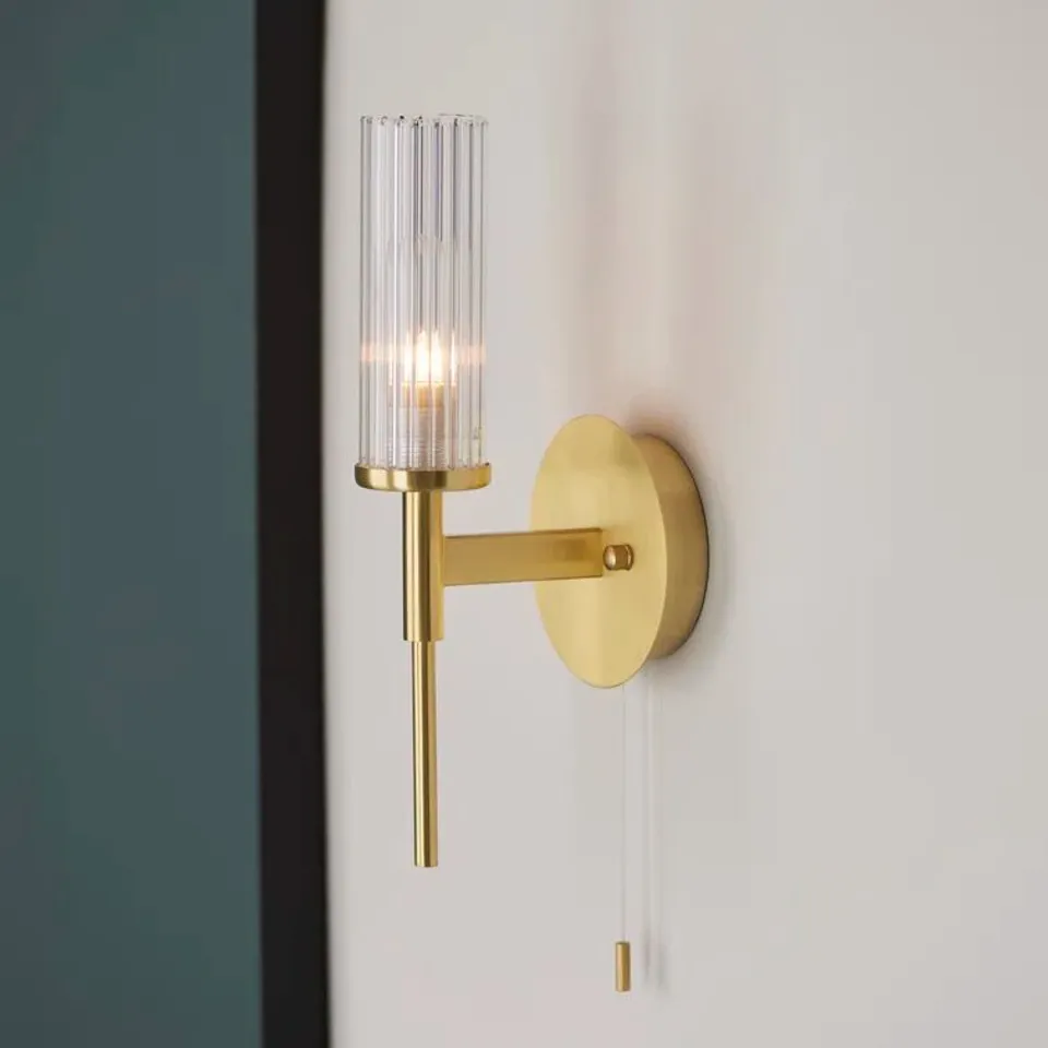 BOXED EWELINA STEEL ARMED SCONCE (1 BOX)