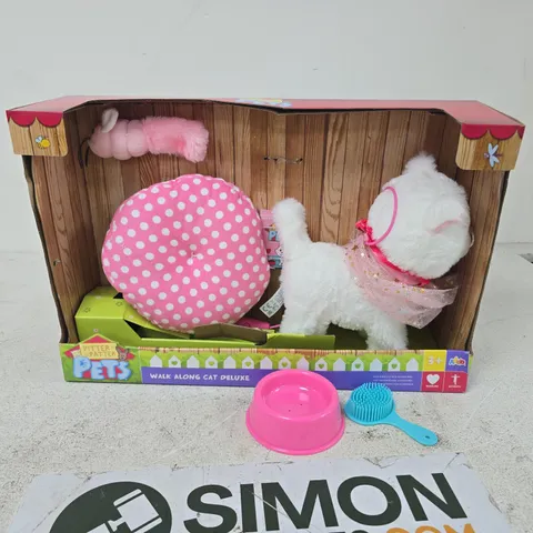 PITTER PATTERS PETS WALK ALONG CAT DELUXE TOY SET