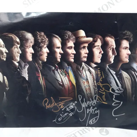 DOCTOR WHO AUTOGRAPHED ART PRINT